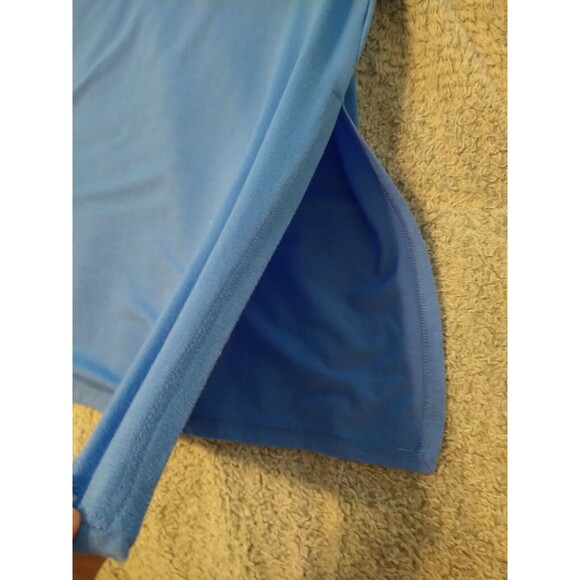 Eileen Fisher  Tencel Tunic Top Blue Xs Beachy Boho Classic Comfy - Picture 6 of 10